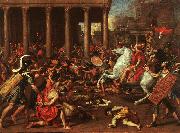 Nicolas Poussin The Conquest of Jerusalem China oil painting reproduction